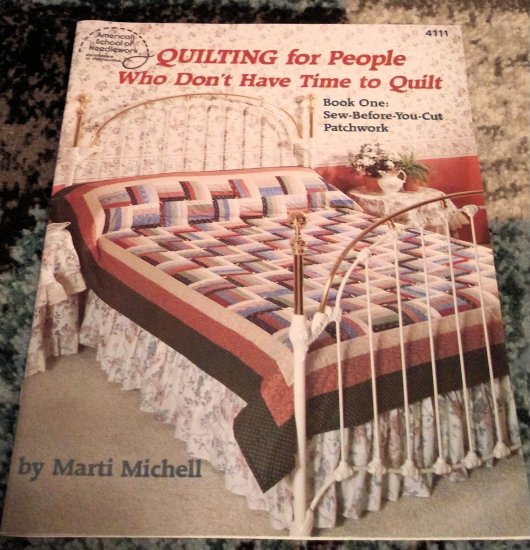 (image for) Book, Quilting For People Who Don't Have Time to Quilt - Click Image to Close