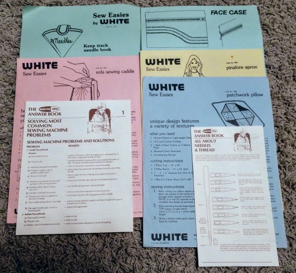 (image for) White Project Pages, Needle Information, and Sewing Solutions - Click Image to Close