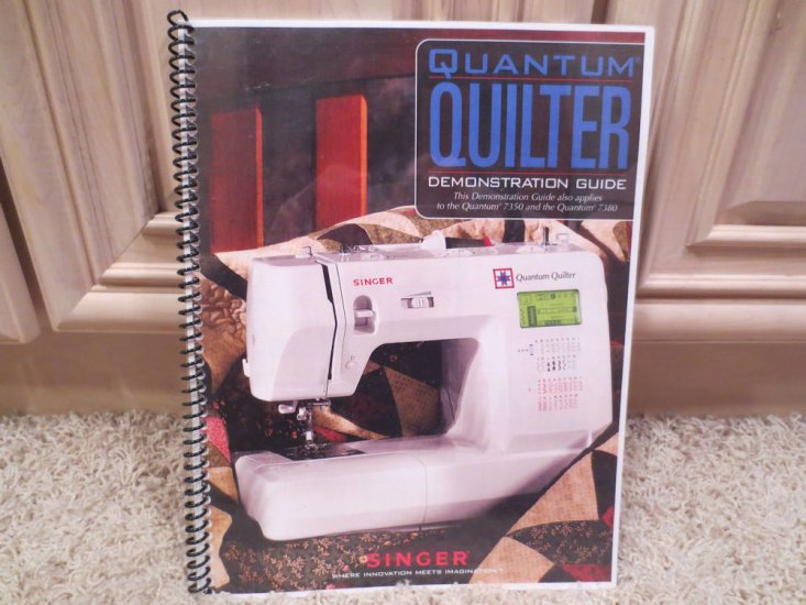 (image for) Demonstration Guide, Singer Quantum Quilter - Click Image to Close