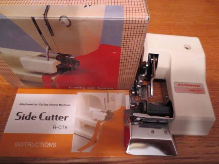 (image for) Serging Foot Side Cutter, Ruby RCT-8, Janome, Low Shank - Click Image to Close