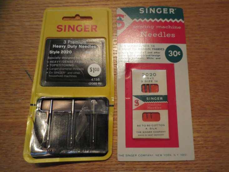 (image for) Singer, 2020, 15X1, #14, #18, Item N110, 6 Needles - Click Image to Close