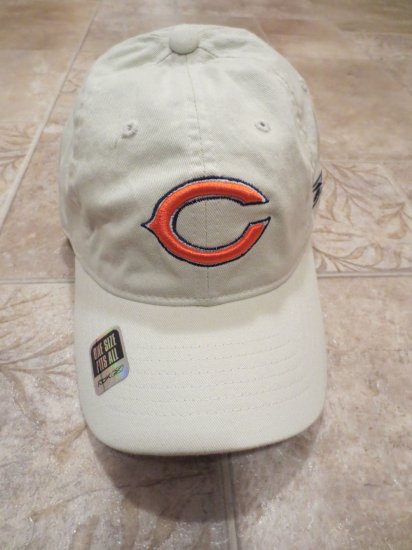 (image for) NFL Chicago Bears Baseball Cap Hat, Khaki (183) - Click Image to Close