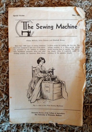 (image for) Pamphlet, The Sewing Machine Special CIrcular, May 1940 - Click Image to Close
