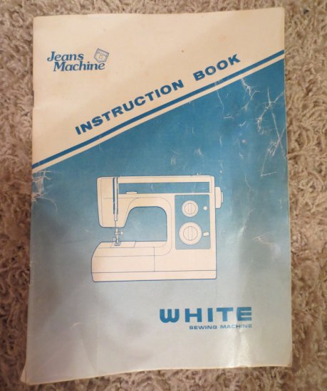 (image for) White 1599 Jeans Machine Instruction Manual - Click Image to Close