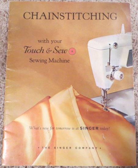 (image for) Book, Chainstitching, Singer Touch & Sew - Click Image to Close