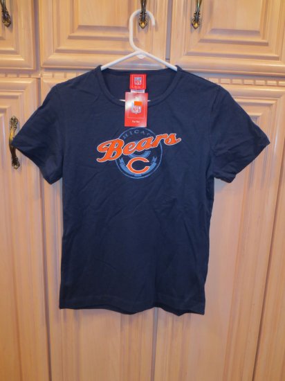 (image for) NFL For Her Chicago Bears T-Shirt, Navy Blue, M (161) - Click Image to Close