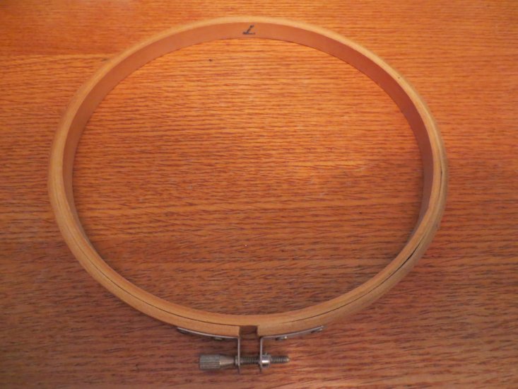 (image for) Hoop, Wooden Embroidery, 7 Inches - Click Image to Close