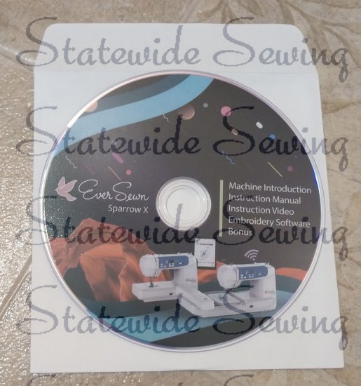 (image for) EverSewn Sparrow X2 Sewing & Embroidery Machine +Hoops +Designs - Click Image to Close
