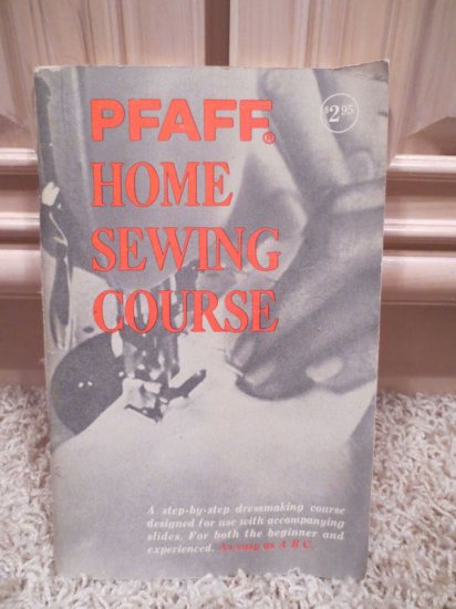 (image for) Book, Pfaff Home Sewing Course - Click Image to Close