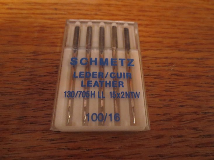 (image for) Schmetz, 130/705H LL, 15X2 NTW, 100/16, Item N90, 5 Needles - Click Image to Close