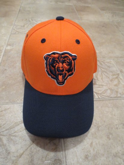 (image for) NFL Chicago Bears Baseball Cap Hat, Orange (178) - Click Image to Close