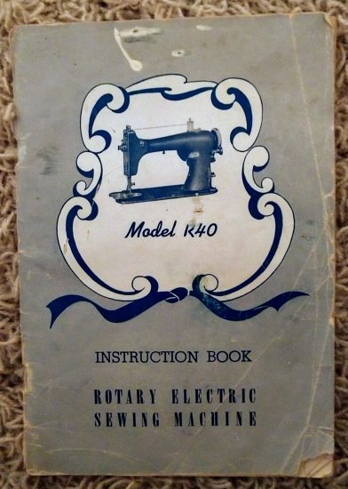 (image for) Model R40 Rotary Electric Instruction Manual, Original - Click Image to Close