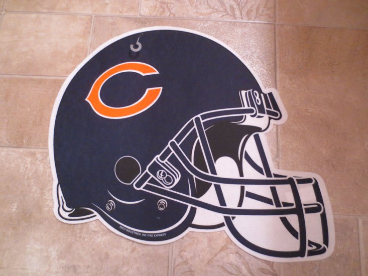 (image for) NFL Bears Helmet Design, 16 1/2" x 14 1/2", Heavy Fabric (125) - Click Image to Close
