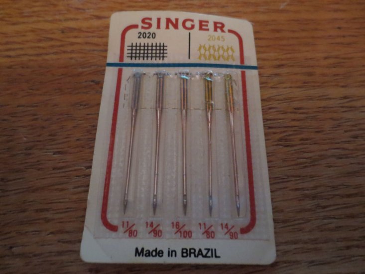 (image for) Singer, 2020, 2045, #11, #14, #16, Item N95, 5 Needles - Click Image to Close
