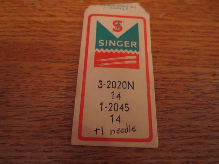 (image for) Singer, 2020N, 2045, #14, Item N93, 5 Needles - Click Image to Close