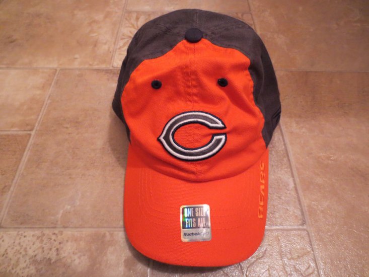 (image for) NFL Chicago Bears Orange & Blue Baseball Hat, E887Z (147) - Click Image to Close