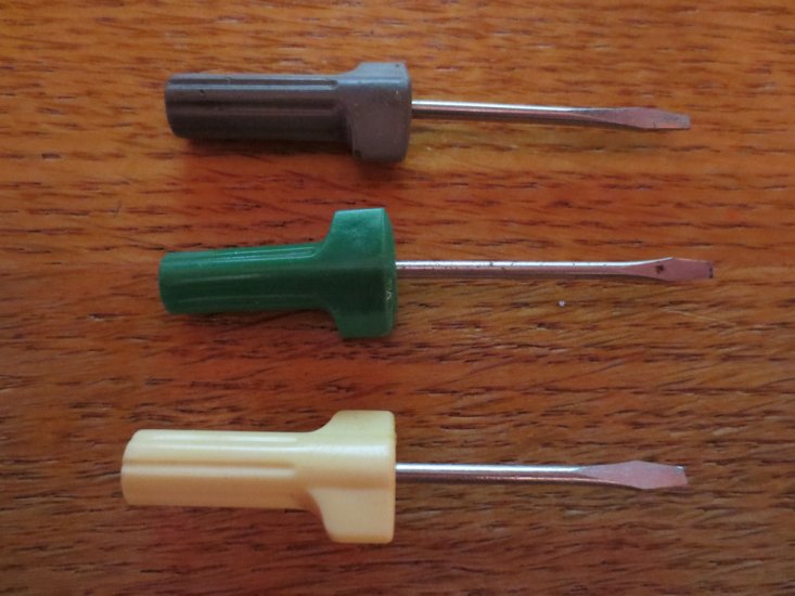 (image for) Screwdriver, Item S43, Set of 3 - Click Image to Close