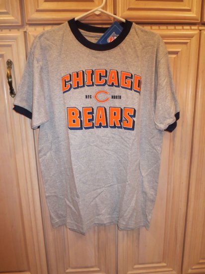 (image for) NFL NFC North Chicago Bears Gray T-Shirt, M (156) - Click Image to Close