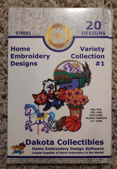 (image for) Dakota Collectibles Embroidery Design Software, 2 Discs, 970001 - Click Image to Close
