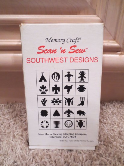 (image for) New Home Janome Memory Craft Scan 'n Sew Southwest Designs - Click Image to Close
