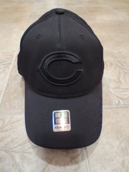 (image for) NFL Chicago Bears Baseball Cap Hat, Black (177) - Click Image to Close