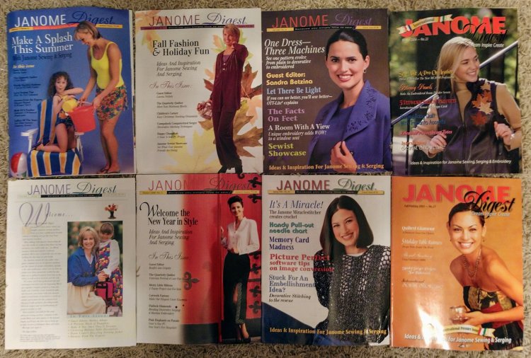 (image for) Magazines, Janome Digest, 8 Issues - Click Image to Close