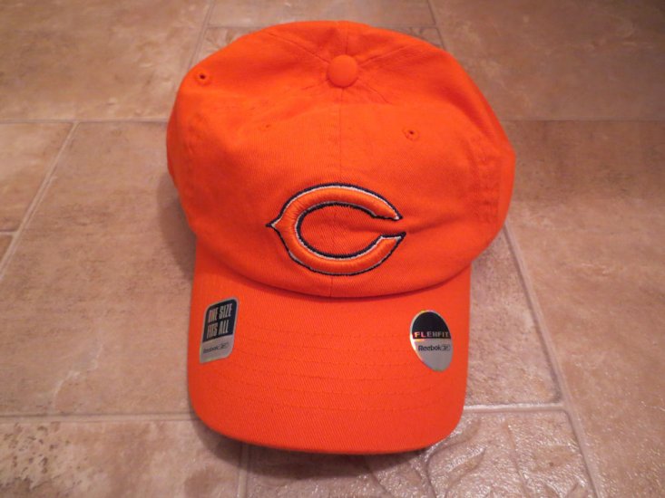 (image for) NFL Chicago Bears Orange Baseball Cap Hat (146) - Click Image to Close