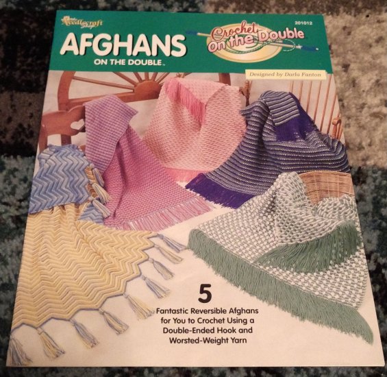(image for) Afghans on the Double, Needlecraft, Crochet on the Double - Click Image to Close