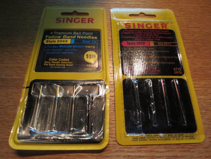 (image for) Singer, 2020, 2045, #11, #14, Item N105, 5 Needles - Click Image to Close