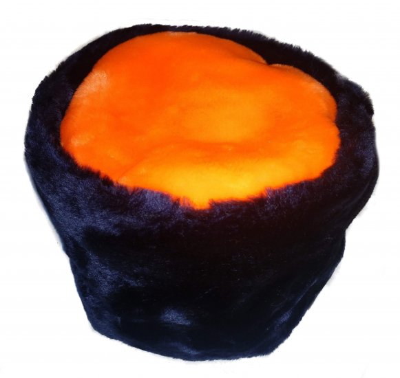 (image for) Hayden Lane Hat, Navy Blue & Orange, Price on Tag is $34 - Click Image to Close