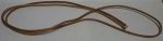 (image for) Treadle Belt, Leather, Made in USA, 3/16" x 72" with hook **