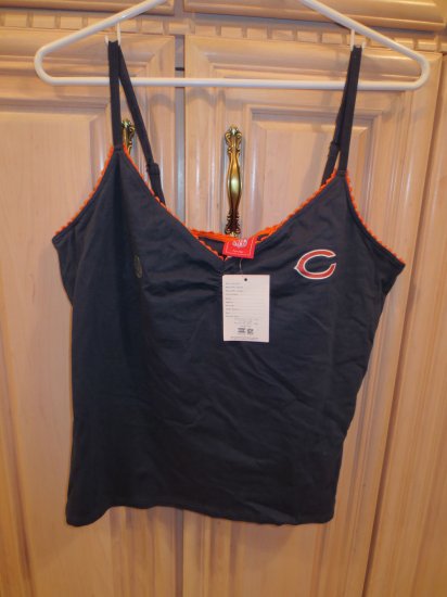 (image for) NFL For Her Chicago Bears Ruched Camisole, L, (128) - Click Image to Close