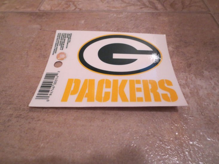 (image for) NFL Green Bay Packers Static Cling Decals Logo (11) - Click Image to Close