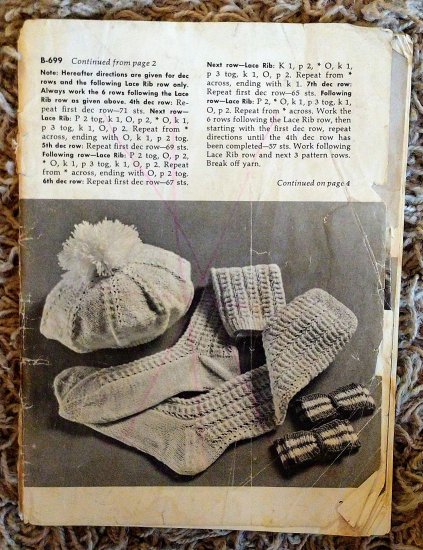 (image for) Magazine, Partial, Crocheting & Knitting, Pages 3-34 - Click Image to Close