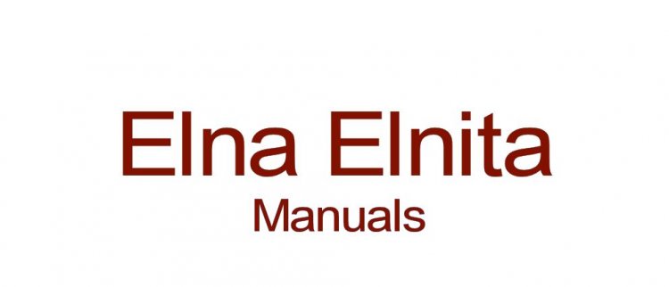 (image for) Elna & Elnita Service Manuals, Original - Click Image to Close