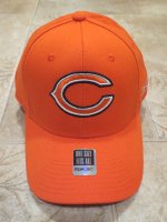 (image for) NFL Chicago Bears Baseball Cap Hat, Orange (180)