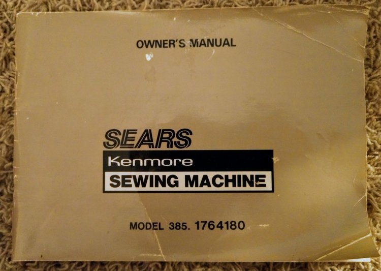 (image for) Sears Kenmore 385.1764180, Original Instruction Manual - Click Image to Close