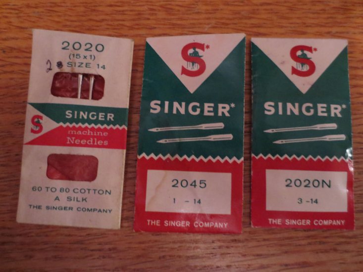 (image for) Singer, 2020, 2020N, 2045, 15X1, #14, Item N94, 6 Needles - Click Image to Close