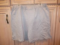 (image for) NFL For Her Green Bay Packers Gray PJ Shorts, 1X, (50)