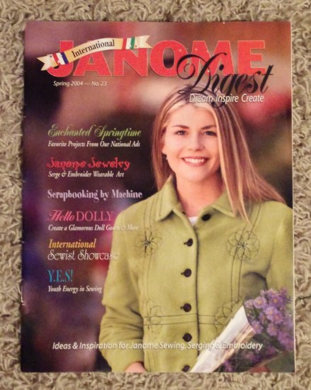 (image for) Magazine, Janome Digest, Spring 2004 - Click Image to Close