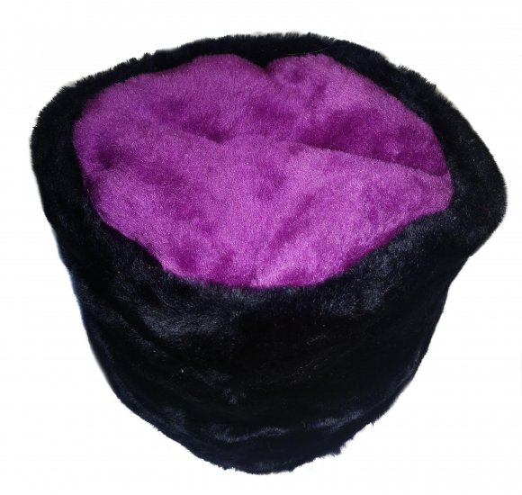 (image for) Hayden Lane Hat, Black & Lilac, Price on Tag is $34 - Click Image to Close