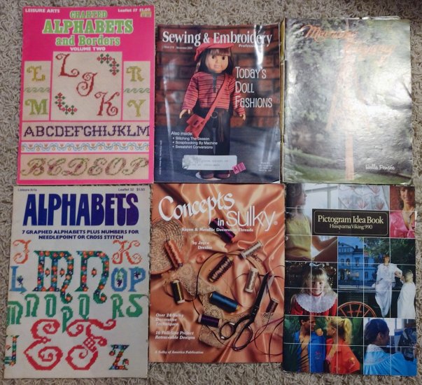(image for) Booklets, Alphabets, Embroidery, Macrame, and More - Click Image to Close