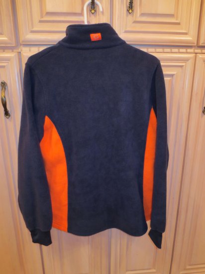 (image for) NFL For Her Chicago Bears Partial Zip Sweatshirt Jacket, M (174) - Click Image to Close