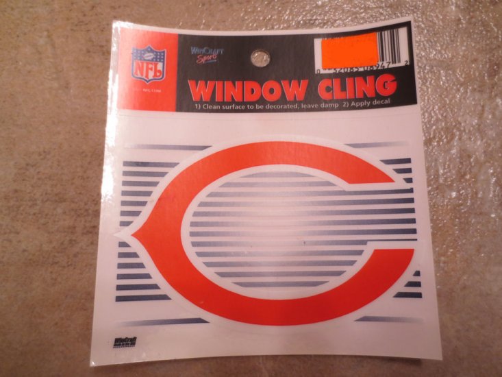 (image for) 2 NFL Chicago Bears Logo Window Clings (121) - Click Image to Close