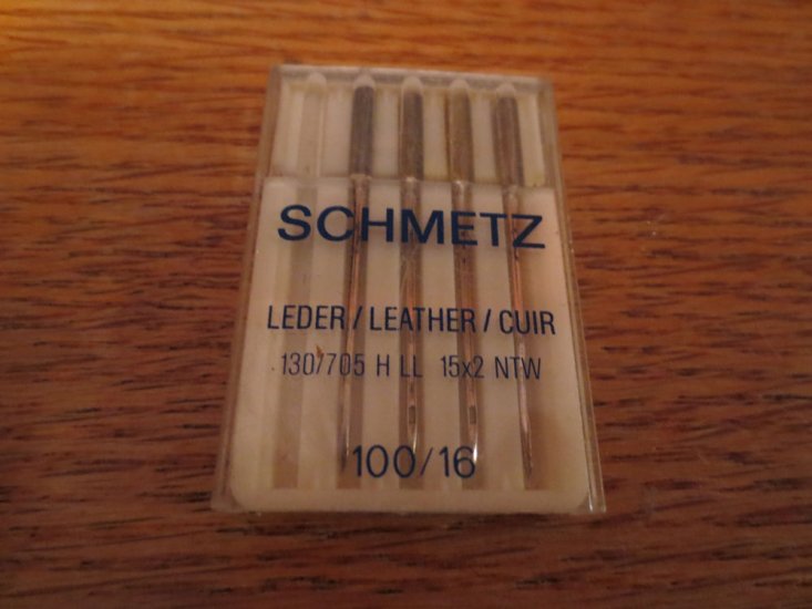 (image for) Schmetz, 130/705H LL, 15X2 NTW, 100/16, Item N89, 4 Needles - Click Image to Close