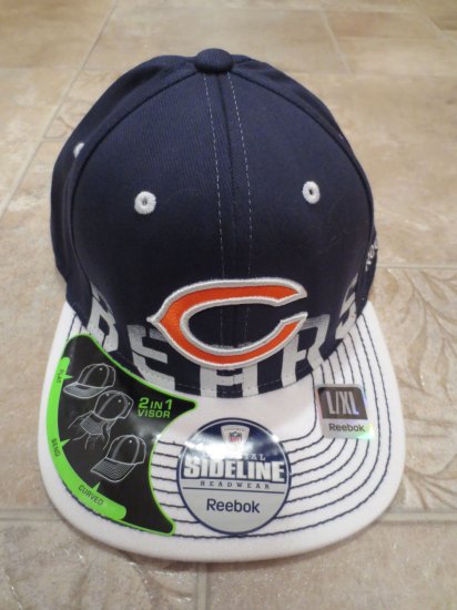 (image for) NFL Chicago Bears Baseball Cap Hat, Navy Blue (181) - Click Image to Close