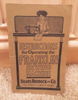 (image for) Franklin Sewing Machine by Sears Roebuck Instruction Manual