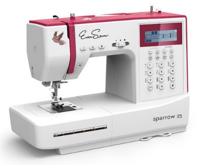 (image for) Eversewn Sparrow 25 Computerized Free Arm/Flat Bed Sew. Machine - Click Image to Close
