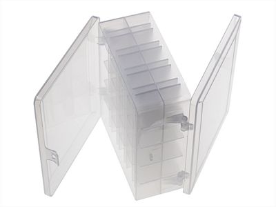 (image for) Bobbin Box with 50 Plastic Bobbins - Click Image to Close