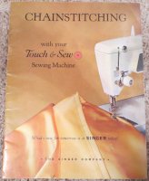 Book, Chainstitching, Singer Touch & Sew